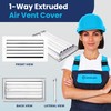 6x12 Inch (Duct Opening) Aluminum 1-Way Air Flow Vent –