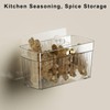 Veefos 2 Pack Adhesive Cabinet Door Organizer, Compact Kitchen Under