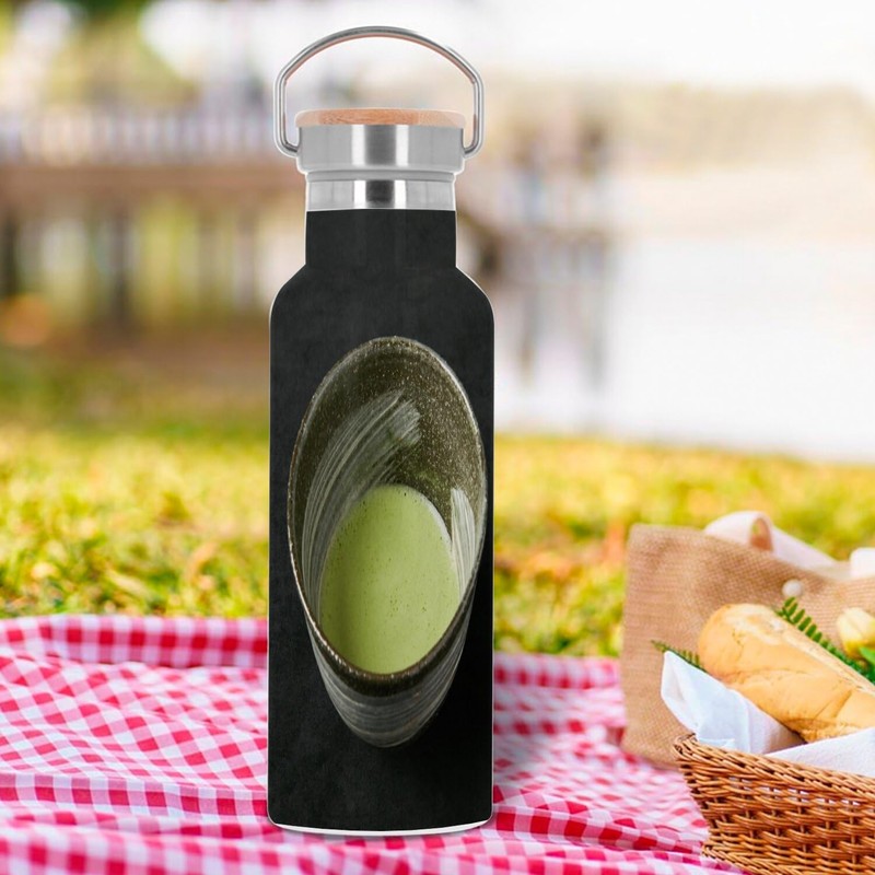 Stainless Steel Thermos Flask Matcha Green Japanese Kitchen 500 ml