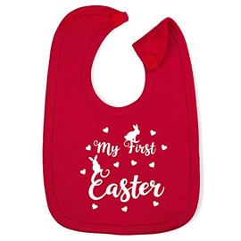 Hippowarehouse My First Easter cotton baby nursing bib boys girls 35cmx22cm