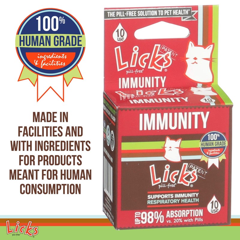 Licks - Cat Immune Support - LiquiPaks - 10 Use