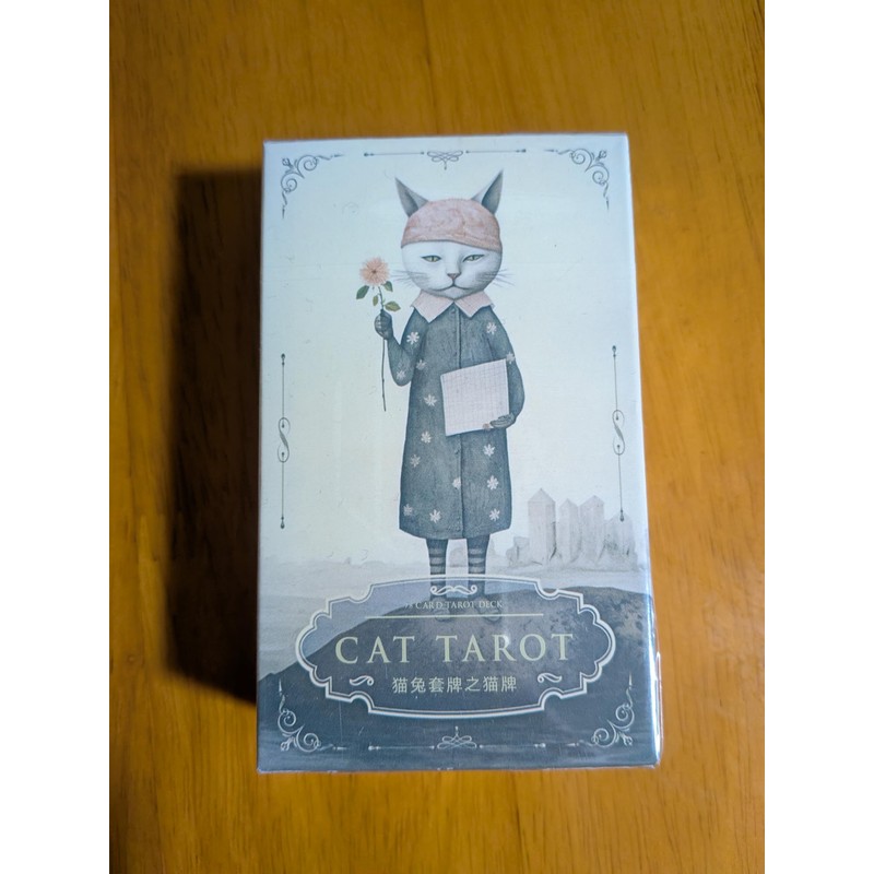 Set of 78 Magical Cat Tarot Cards, Pocket Size 3.5