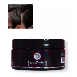 Sr Barbero Gel Negro Cubre Canas, Barba , Cabello 200g
