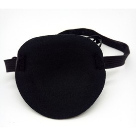 Eye Patch Single Eye Patch Pirate Eye Patch,Elastic Eye Patch Lazy Eye Patch,Adjustable Elastic Lazy Eye Patch Silk Pirate Eye Patch Mask Black Single Eye Mask with Adjustable Buckle for Adult and Kid