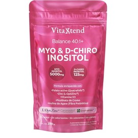 Myo Inositol y D-Chiro Inositol 40:1 Platinum 5000 mg - Fórmula Mejorada con Folato + Cromo + Zinc y Vitamina D3 - 45 Días de Suministro 270 g - Suple