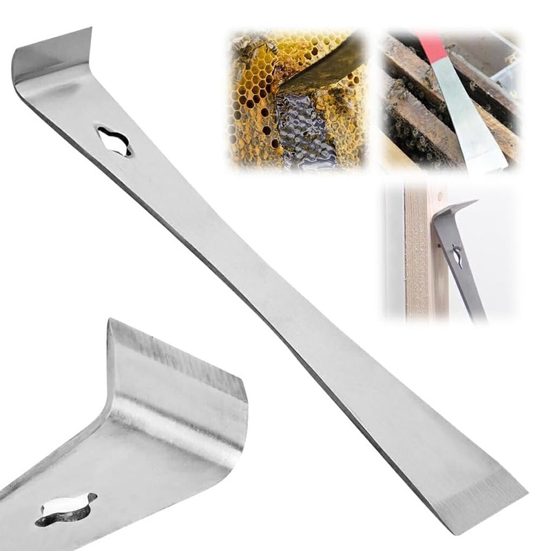 AIXXCUVQ 2pcs/Set Pocket Pry Bar Stainless Steel Flat Bar for