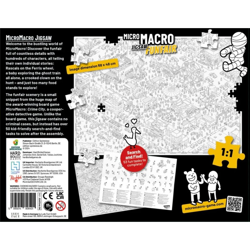 MicroMacro Jigsaw - Funfair | 500 Piece Puzzle | Ages