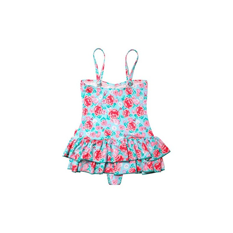 La-V Girls Swimming Costume, Flowered
