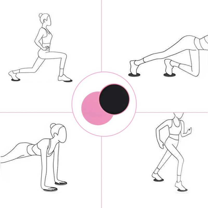 Dual Sided Gliding Discs,Exercise Gliding Discs Dual Sided Pilates Sliding