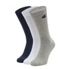 Champion Unisex Core 3pp Crew Ankle Socks, Blu Marino, Bianco,