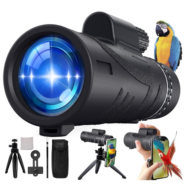 2024 New 80x100 HD High Powered Monocular Telescope with Smartphone