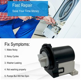 4681EA2001T Washer Drain Pump Moto for LG &Kenmore drain pump Replacement 4681EA1007G 4681EA1007D 4681EA2001N 4681EA2001D, 4681EA2001N, 4681EA2001T, 4681EA2001U, AP5328388 AP5328388.