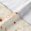 Spoonflower Fabric - Tortilla Taco Wrap Chapati Burrito Novelty Whimsical