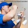 PATIKIL 120mm (4.7") Universal Light Fixture Mounting Bracket Kit, Light