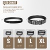 VISMIX Leather Duty Belt Police 2" Hook Lining Basketweave Leather