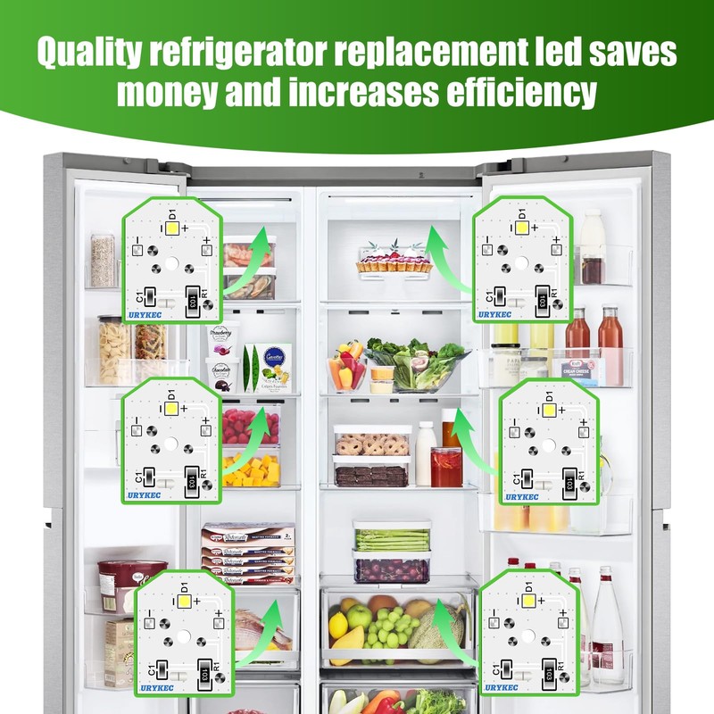 WR55X11132 WR55X25754 Led Refrigerator Bulb Light Replacement, For GE Refrigerator