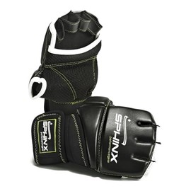 Kenneth J Lane Sphinx Fit Boxing Gloves saccol, unisex, Fit Boxe, black, Sm