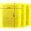 RayAir Supply 20x20 MicroPower Guard Air Cleaner Replacement Filter Pads (3 Pack) YELLOW