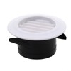 Right Exhaust Round Air Vent Grille for Office/Bathroom, Round Air