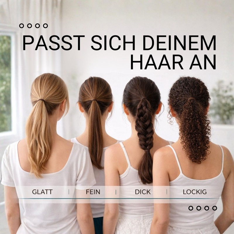 Haarallerliebst Women's Hair Scrunchies with Rubber Adhesion, Brown for Brown