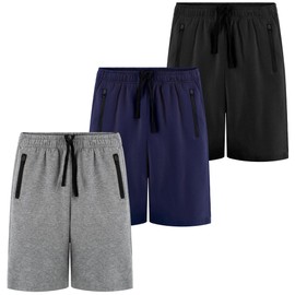BIG ELEPHANT - Pantalones Cortos Casuales para niños con Bolsillos con Cierre y Cordones, Pantalones Cortos Deportivos para Correr y Jugar