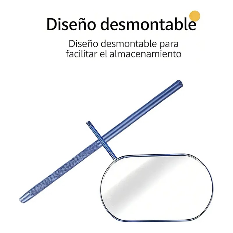 2pc Espejo Grande Para Extensiones De Pestañas O Dental