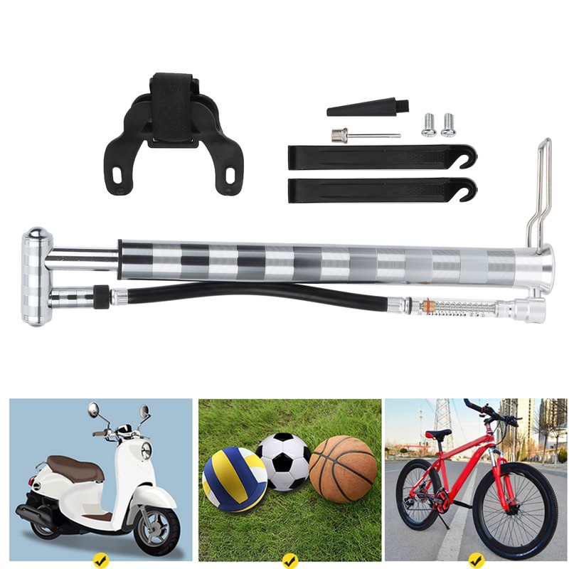 WHEEL UP Portable Pump Hand Push Tire Inflator with Air