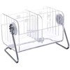 HQdeal Clear Desktop Remote Control Holder/Organizer Media Storage - Holds