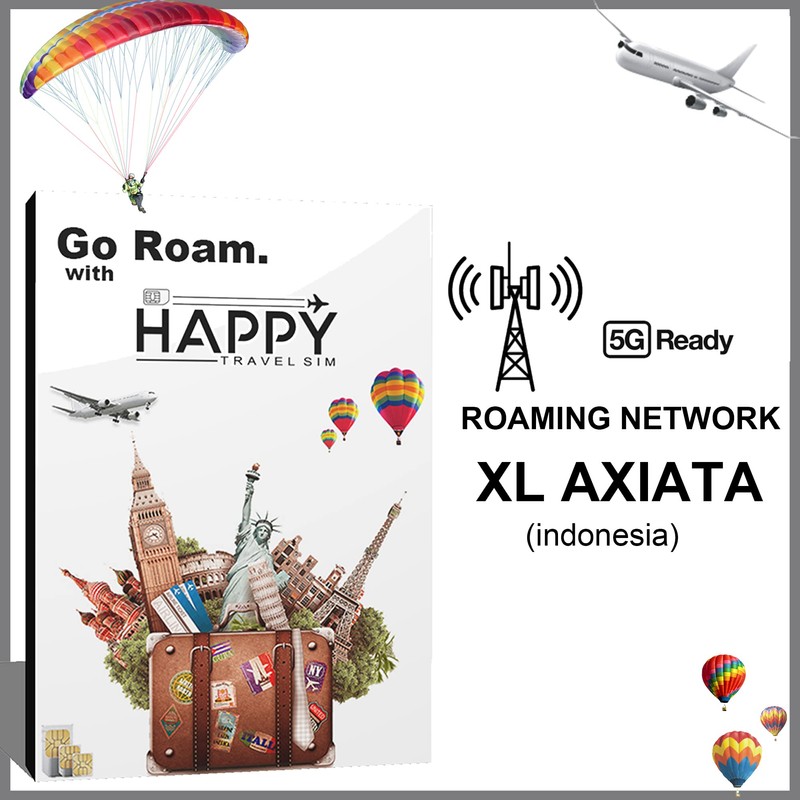 Indonesia SIM Card, Indonesia Data Roaming SIM Card (20DAYS-20GB(Daily 1GB))