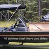Adjustable Bimini Top Straps,Marine Awning Webbing Straps with Stainless Stee