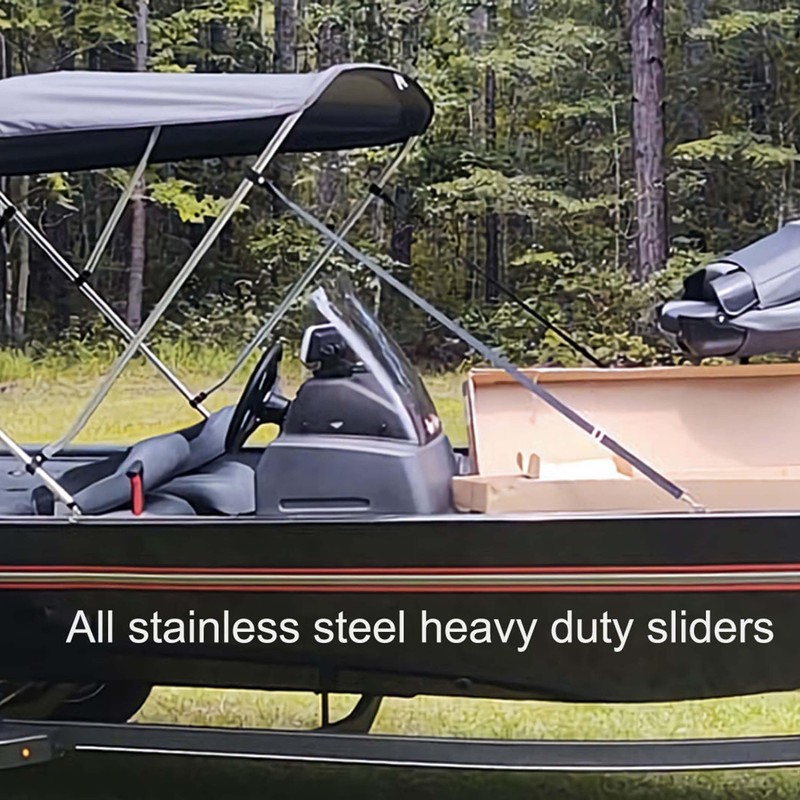 Adjustable Bimini Top Straps,Marine Awning Webbing Straps with Stainless Stee