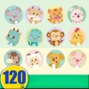120 Unid Curitas Infantiles Con Diseño Divertido Impermeable