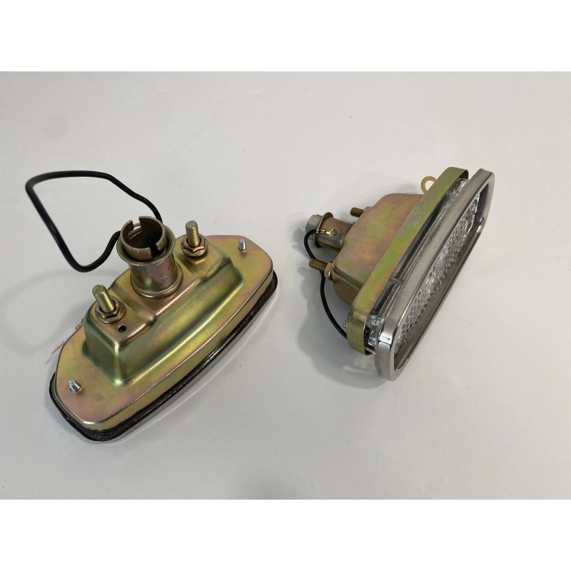 KK 1968 Camaro Standard Clear Parking Lamp Lens Assembly Pair