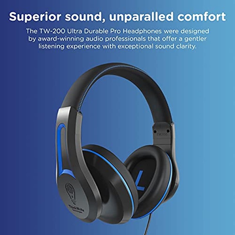 ThinkWrite Technologies TWT Audio Duro, TW200 | Premium Over-Ear Noise