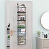 BAKAJI Organizer with 5 Door Shelves with Metal Hooks and