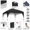 Yaheetech 10x10 Pop-Up Canopy Tent with 17 Solar LED Lights