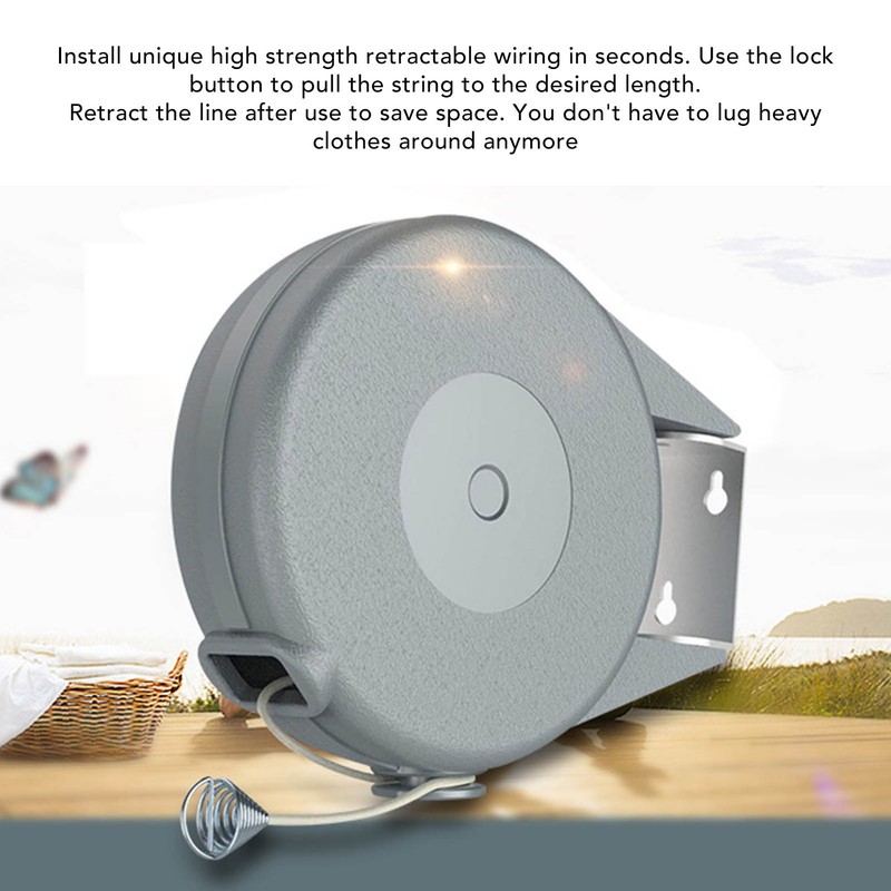 Retractable Clothesline Telescopic Punch Free Indoor Outdoor Thickened Invisible Cloth
