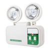 2W Dual Lamp Head Exit 9 LEDs Emergency Light