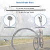 Bicycle Brake Cable Set, Universal Bowden Cable Shift Cable Kit,