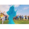 Gender Reveal Soccer Ball with Pink and Blue Powder