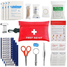 97-Piece Compact Travel First Aid Kit for Emergencies