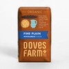 Doves Farm Organic Fine Plain Wholemeal Flour (1Kg) - Pack of 6