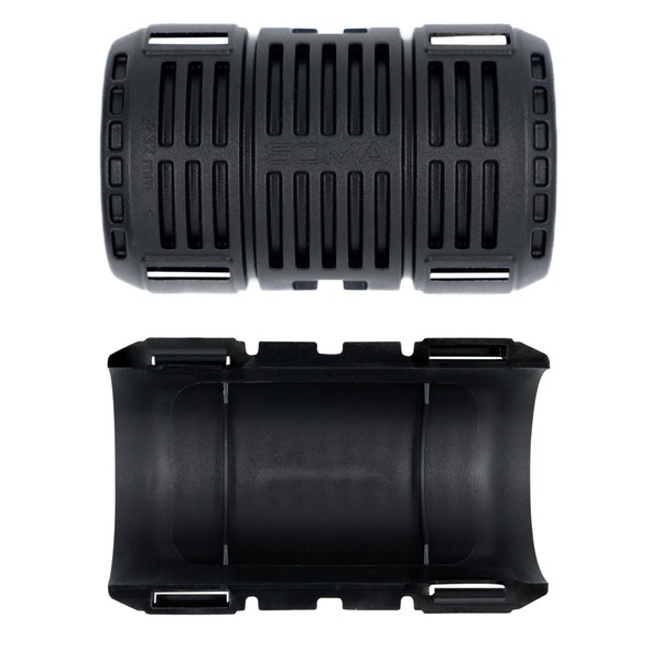 Corrugated Pipe Connector M32 - Sleeve Black, 40 Half Shells