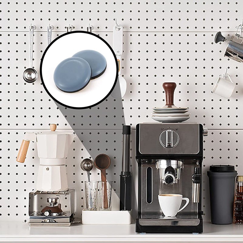 PEIONO 20 Piezas Deslizadores de Electrodomésticos, Ruedas para Electrodomésticos, Sólido