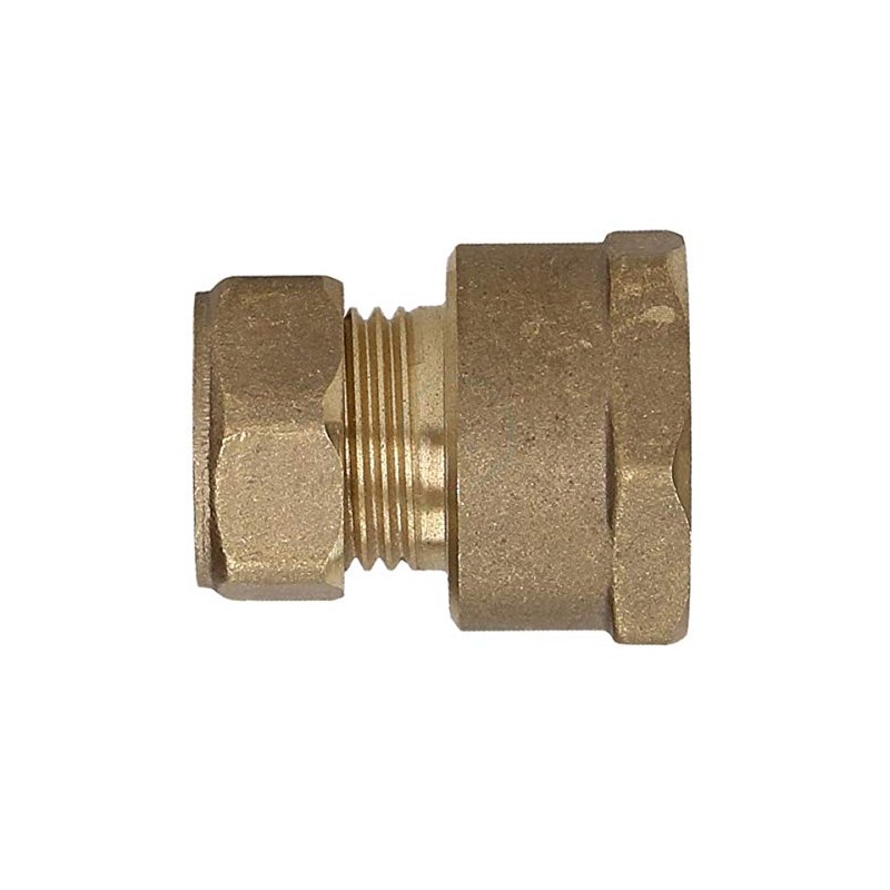 Compression x BSP Female Iron Adaptor Coupler Brass Fitting Choose