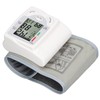 Wrist Blood Pressure Monitor Adjustable Cuff Large LCD Display Digital