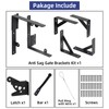 Fence Gate Kit Gate Hardware, 1 Set Anti Sag Gate