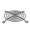 80mm Black Fan Grill (4 Pack)