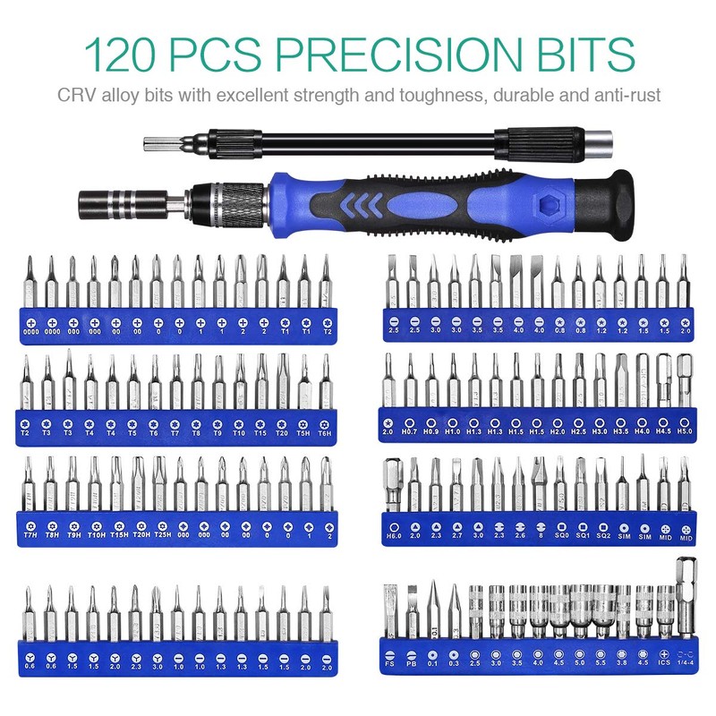 ORIA Screwdriver Set, (Upgraded Version) 142 in 1 Precision Screwdriver