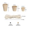 Ideen mit Herz Flower Pot Figures to Assemble | Craft